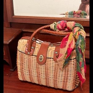 Patrica Nash Wicker Handbag